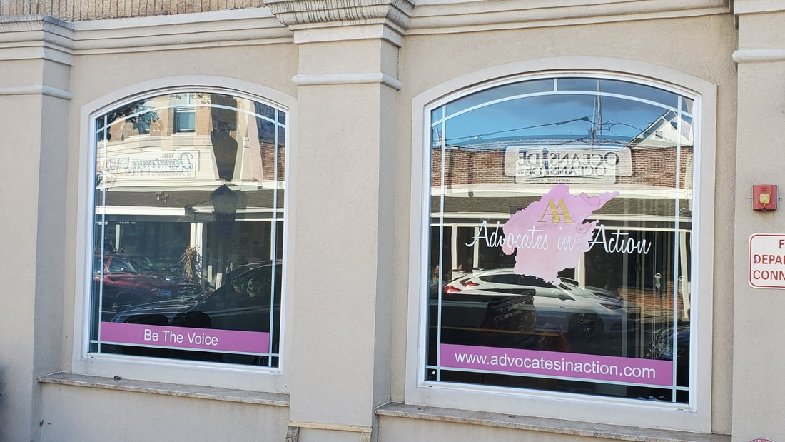 Sign company in NJ with window graphics